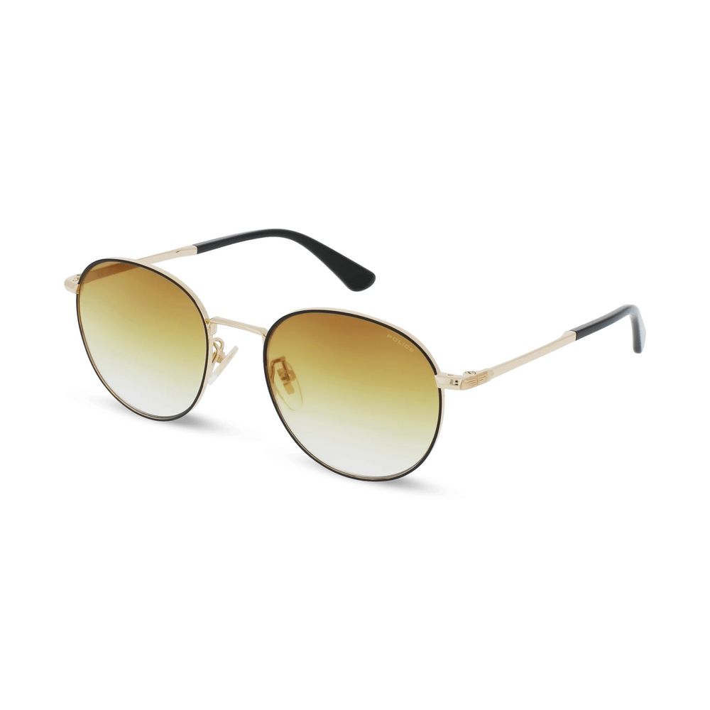 Police Sonnenbrille aus Goldmetall