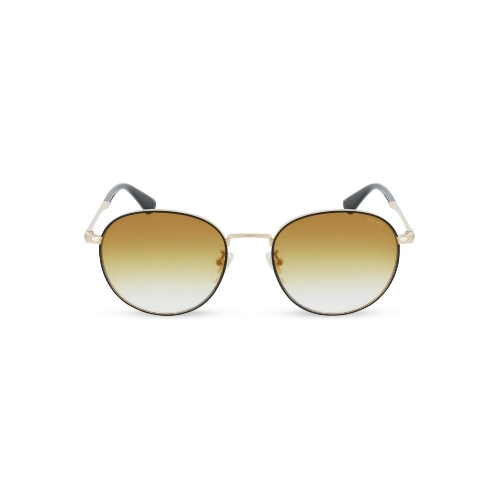 Police Sonnenbrille aus Goldmetall