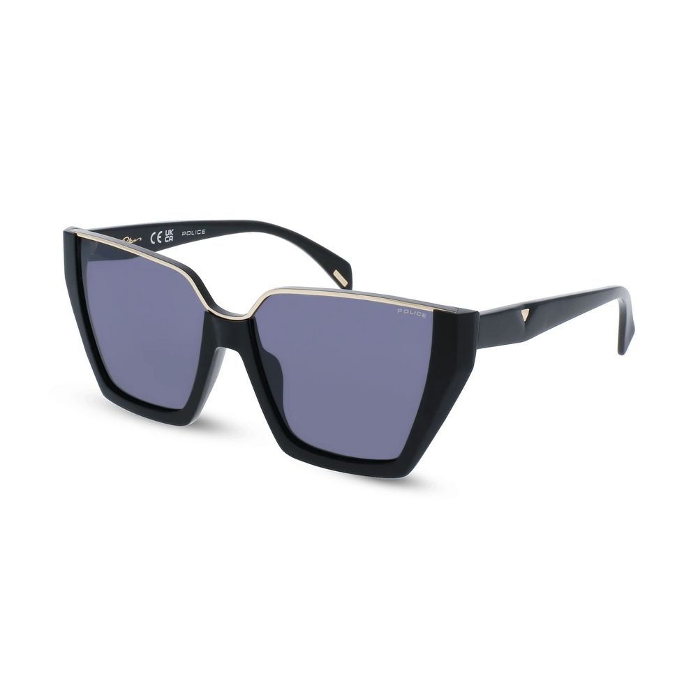 Police Schwarze Sonnenbrille aus Acetat