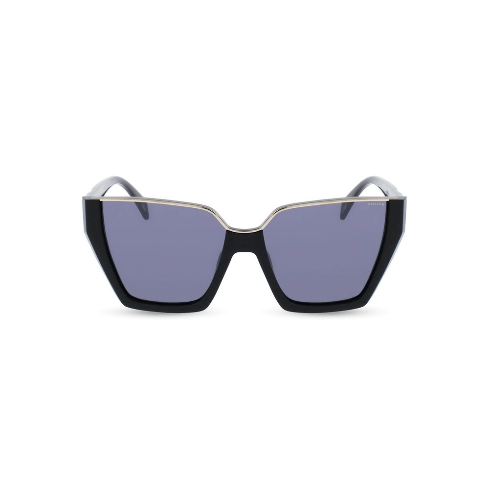 Police Schwarze Sonnenbrille aus Acetat