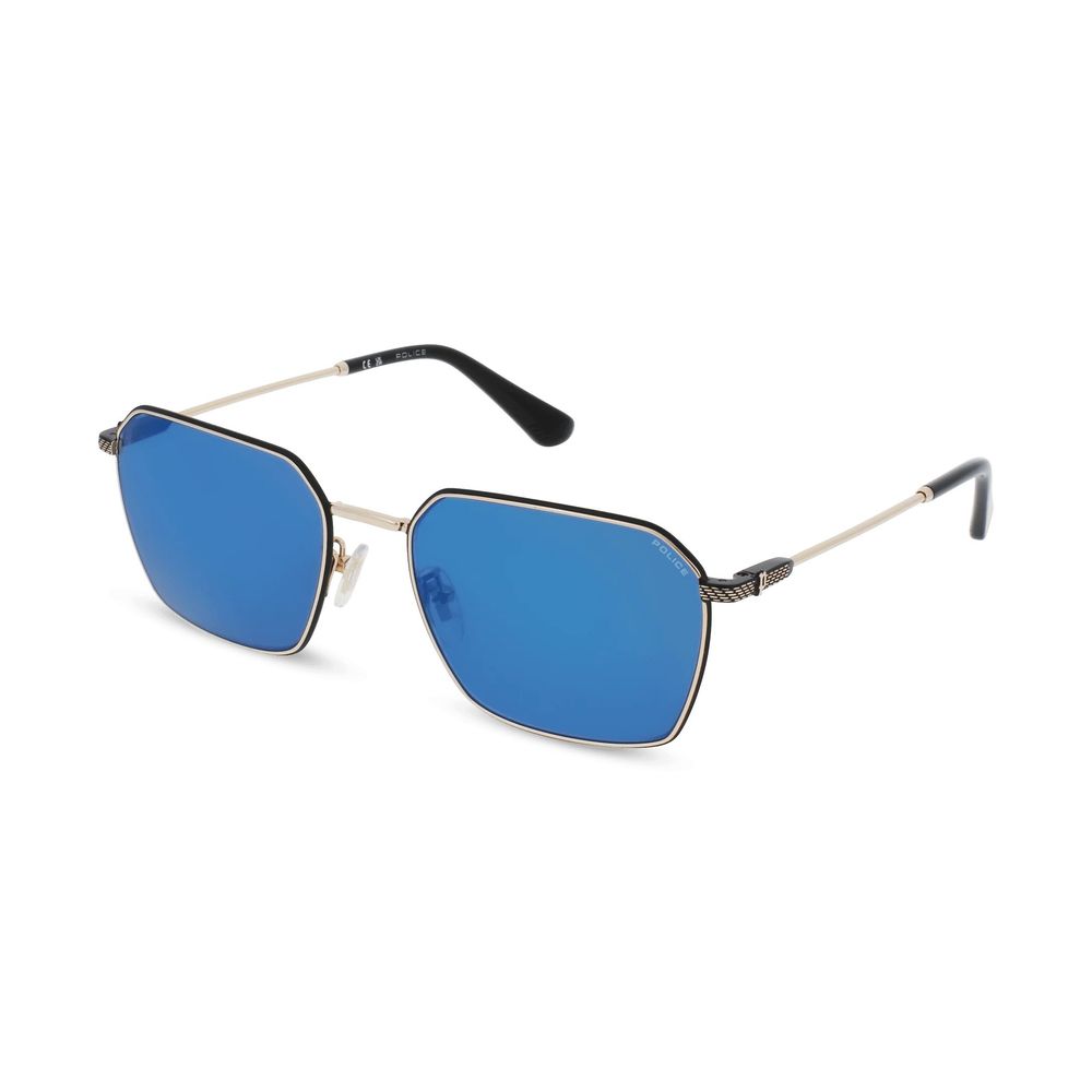 Police Grey Metal Sunglasses