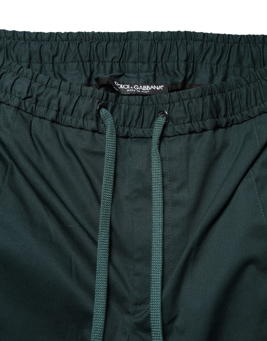 Dolce & Gabbana Green Cotton Skinny Men's Sweatpants