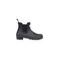 Hunter Schwarze Ankle Boots aus recyceltem Polyester