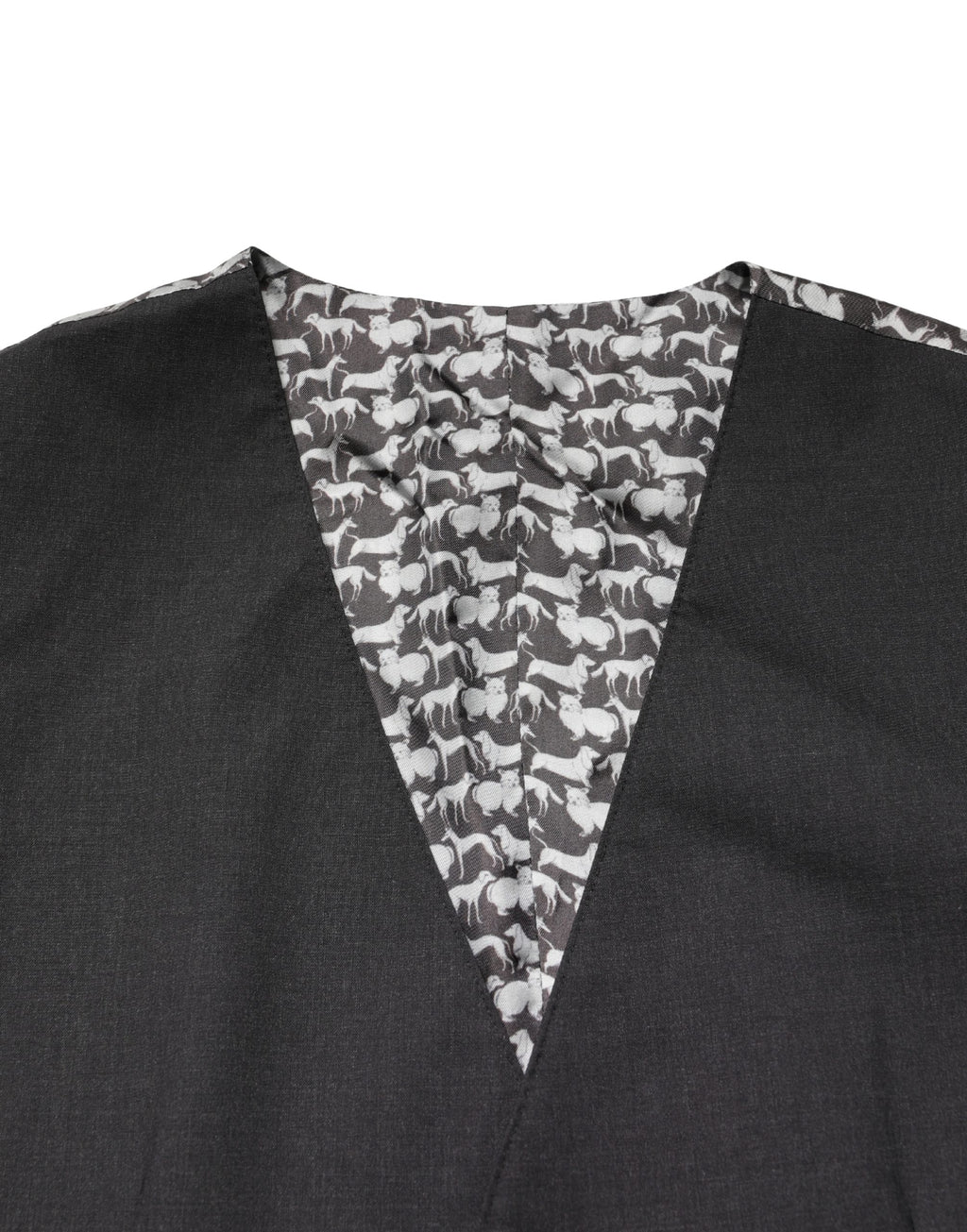 Dolce & Gabbana Schwarze Wollweste für Herren, formell