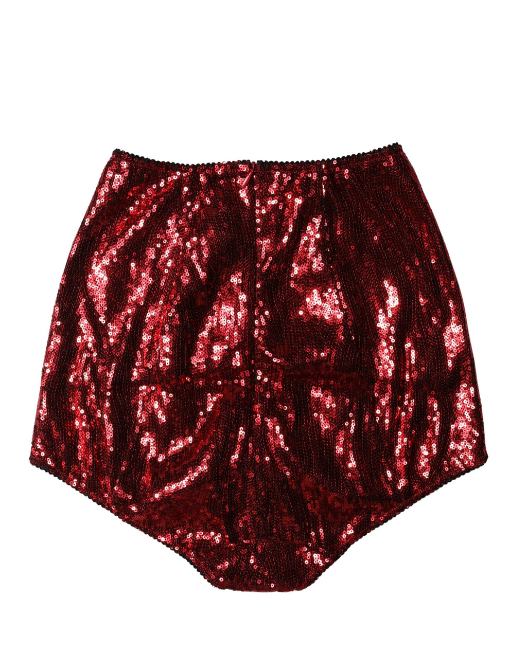 Dolce & Gabbana Roter Taillengürtel mit Paillettenbesatz