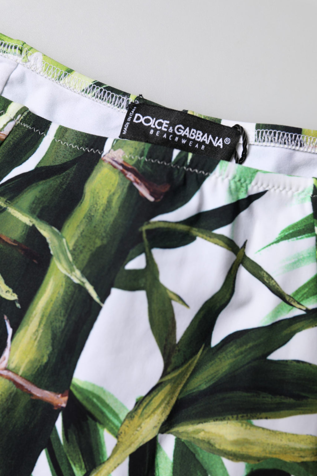 Dolce & Gabbana Green Floral Print High-Waist Girdle