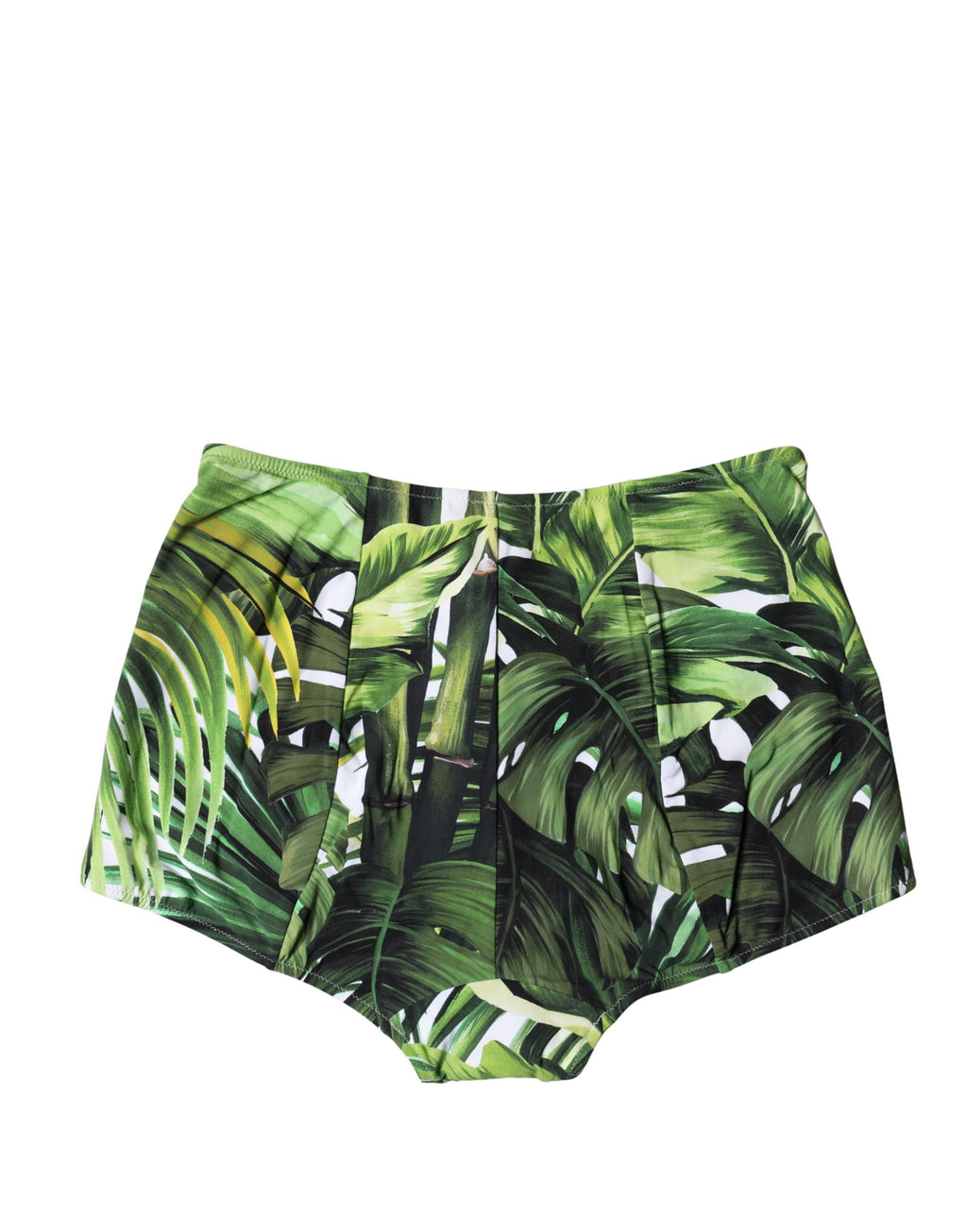 Dolce & Gabbana Green Floral Print High-Waist Girdle