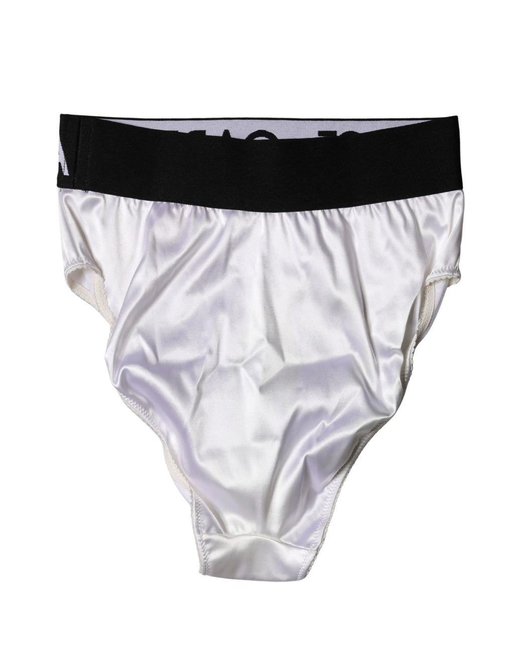 Dolce & Gabbana White High-Waist Logo Briefs