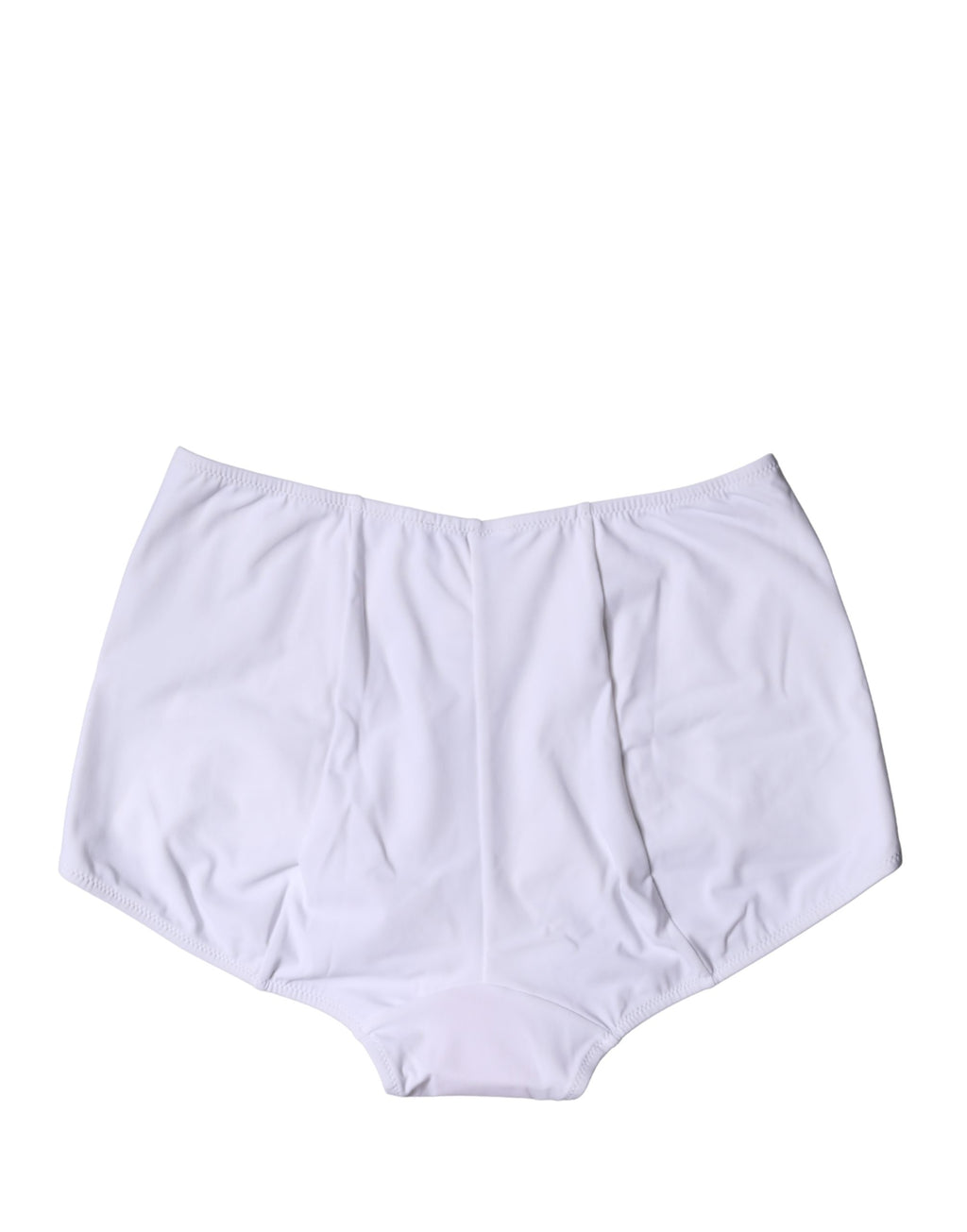 Dolce & Gabbana Weiße Logo-Gürtel-Panty mit hoher Taille