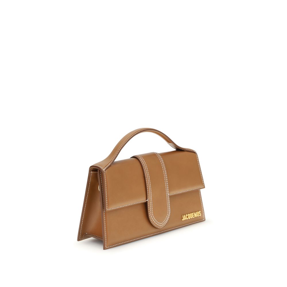 Jacquemus Braune Kalbsleder Bos Taurus Handtasche