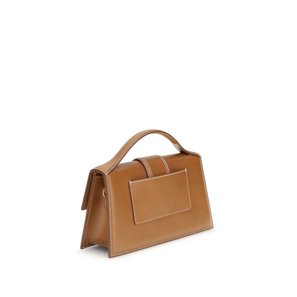 Jacquemus Braune Kalbsleder Bos Taurus Handtasche