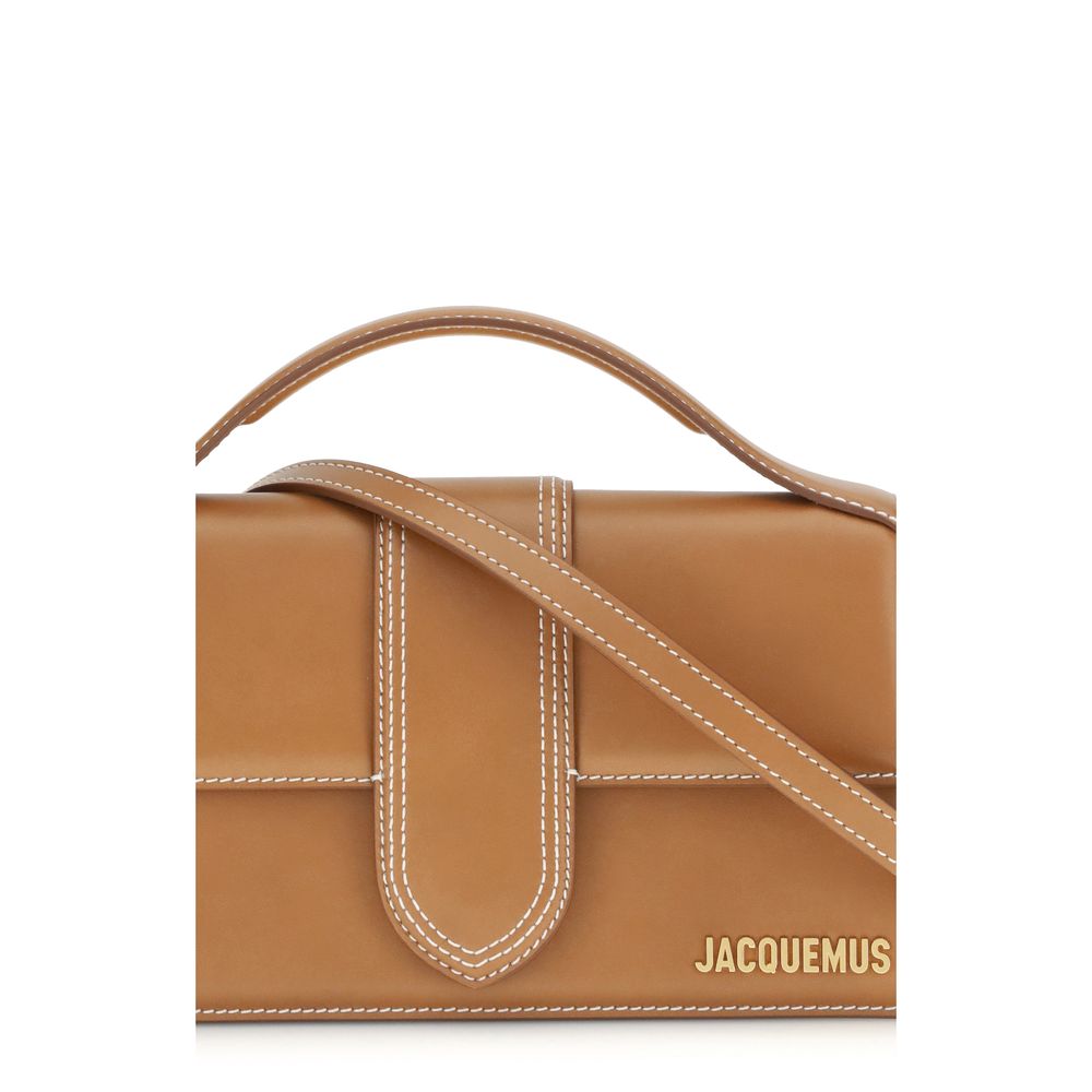 Jacquemus Braune Kalbsleder Bos Taurus Handtasche