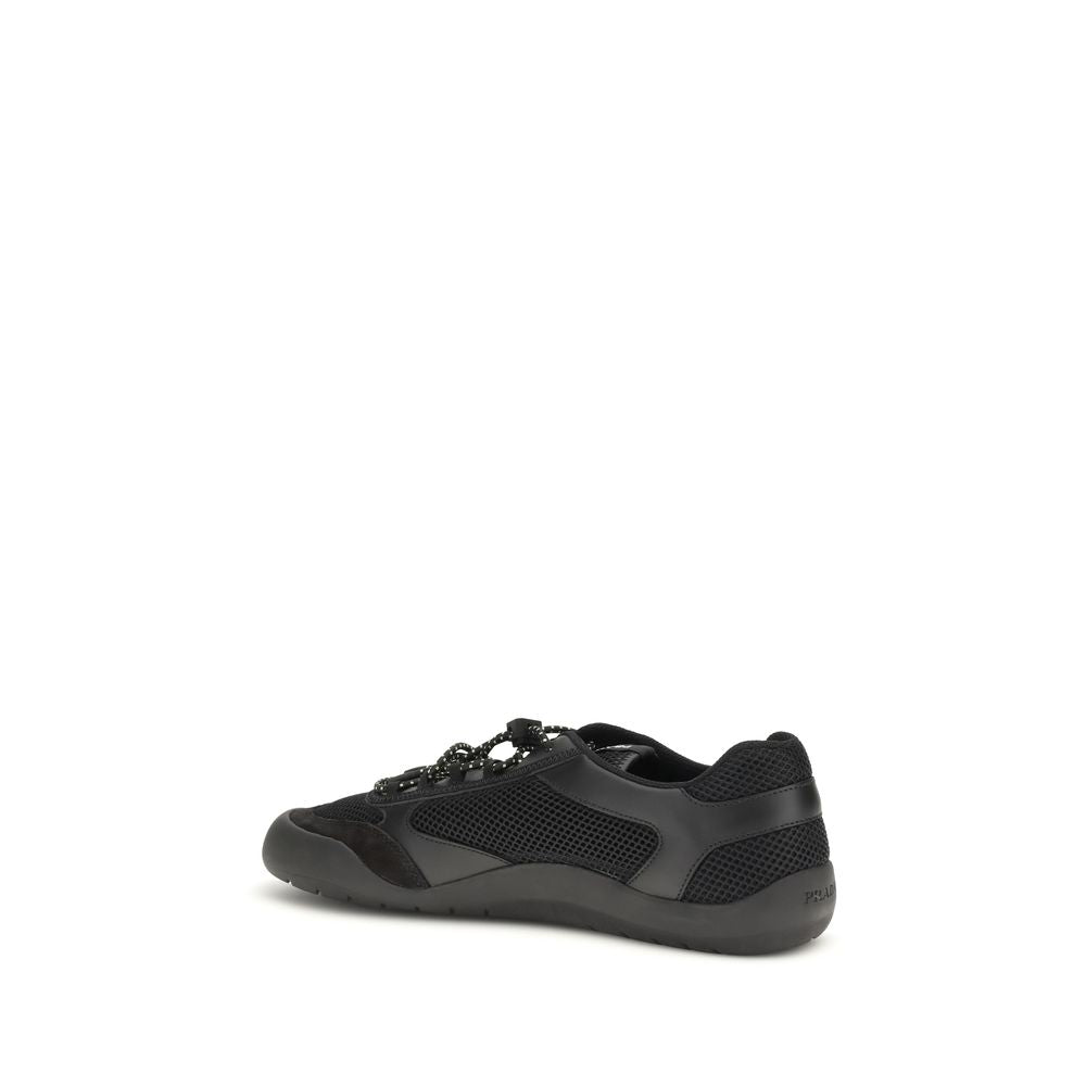 Prada Schwarze Sportschuhe aus Polyester