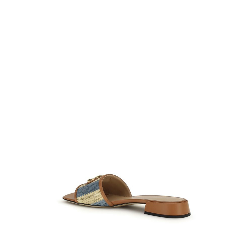 Valentino Garavani Multicolor Calf Leather Bos Taurus Sandalen