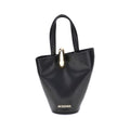 Jacquemus Schwarze Kalbsleder Bos Taurus Bucket Bag