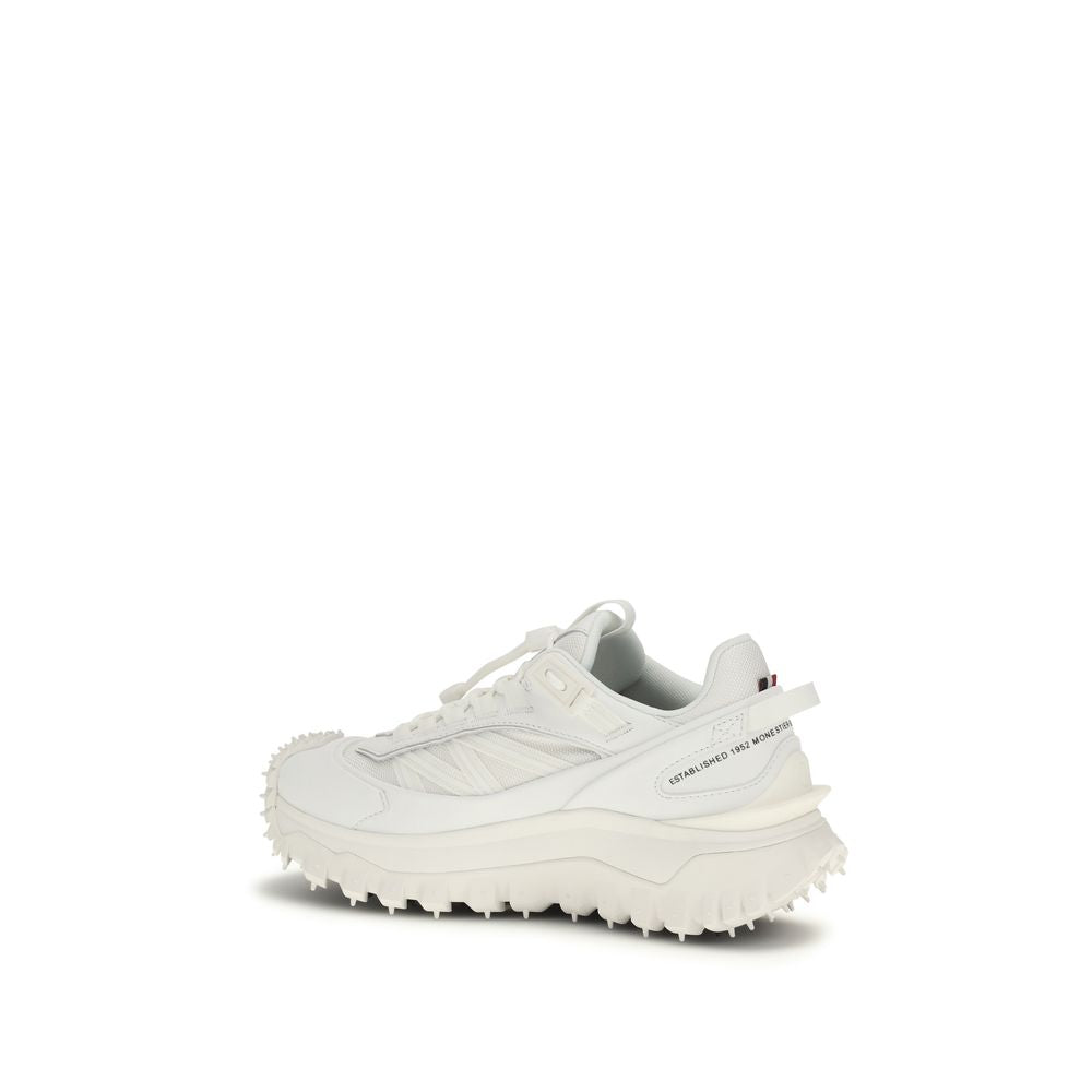 Moncler Weiße Polyamid-Sneaker für Sport und Freizeit