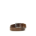 Brunello Cucinelli Brauner Kalbsleder Bos Taurus Regular Gürtel