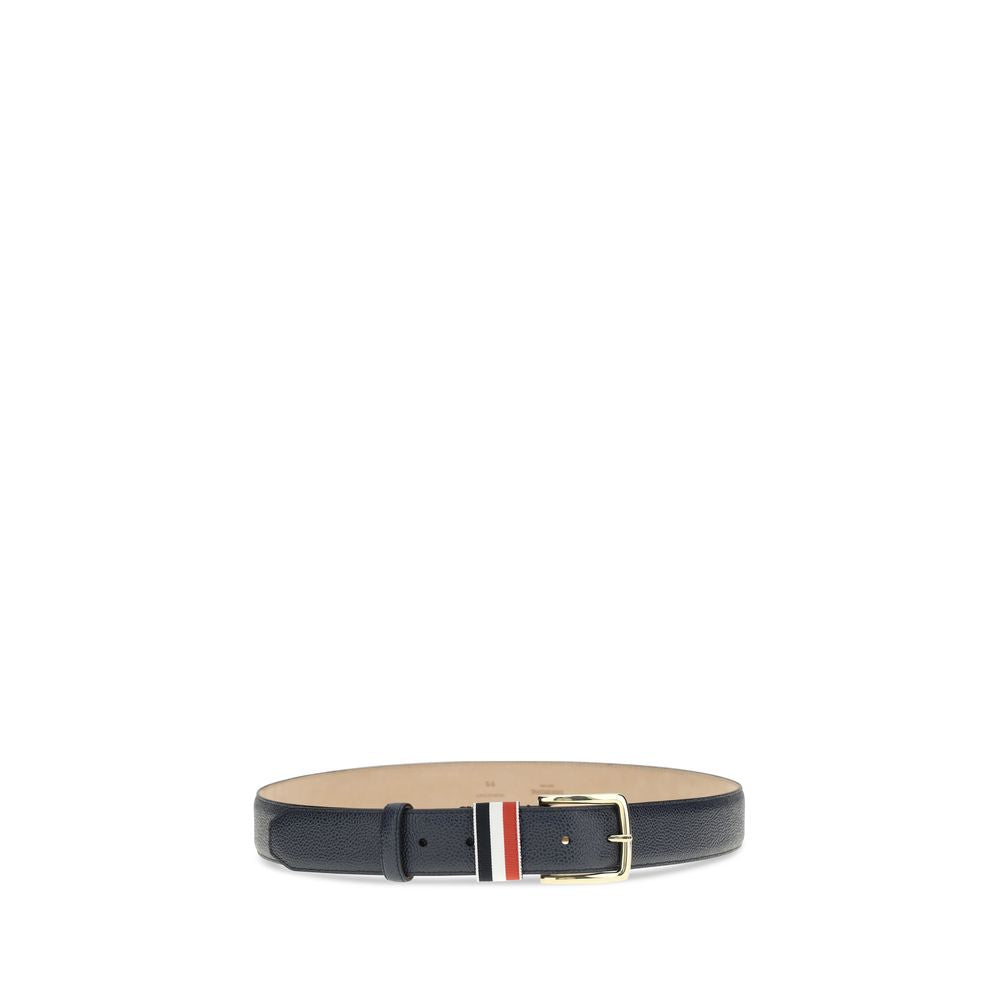 Thom Browne Blauer Kalbsleder Bos Taurus Regular Gürtel