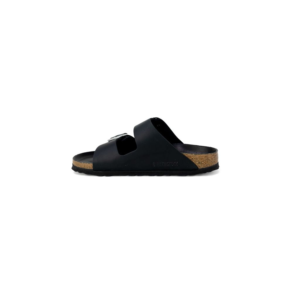Birkenstock Schwarze Kunstleder-Slipper