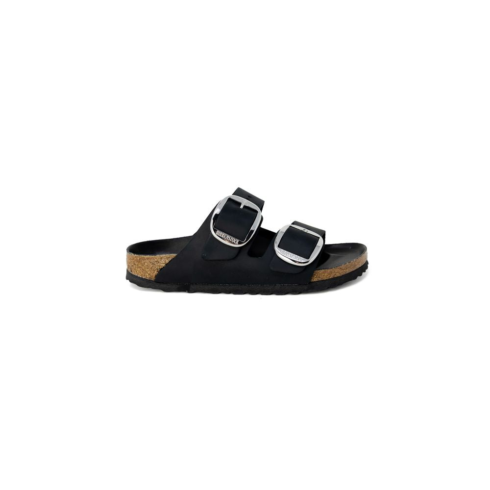 Birkenstock Schwarze Kunstleder-Slipper