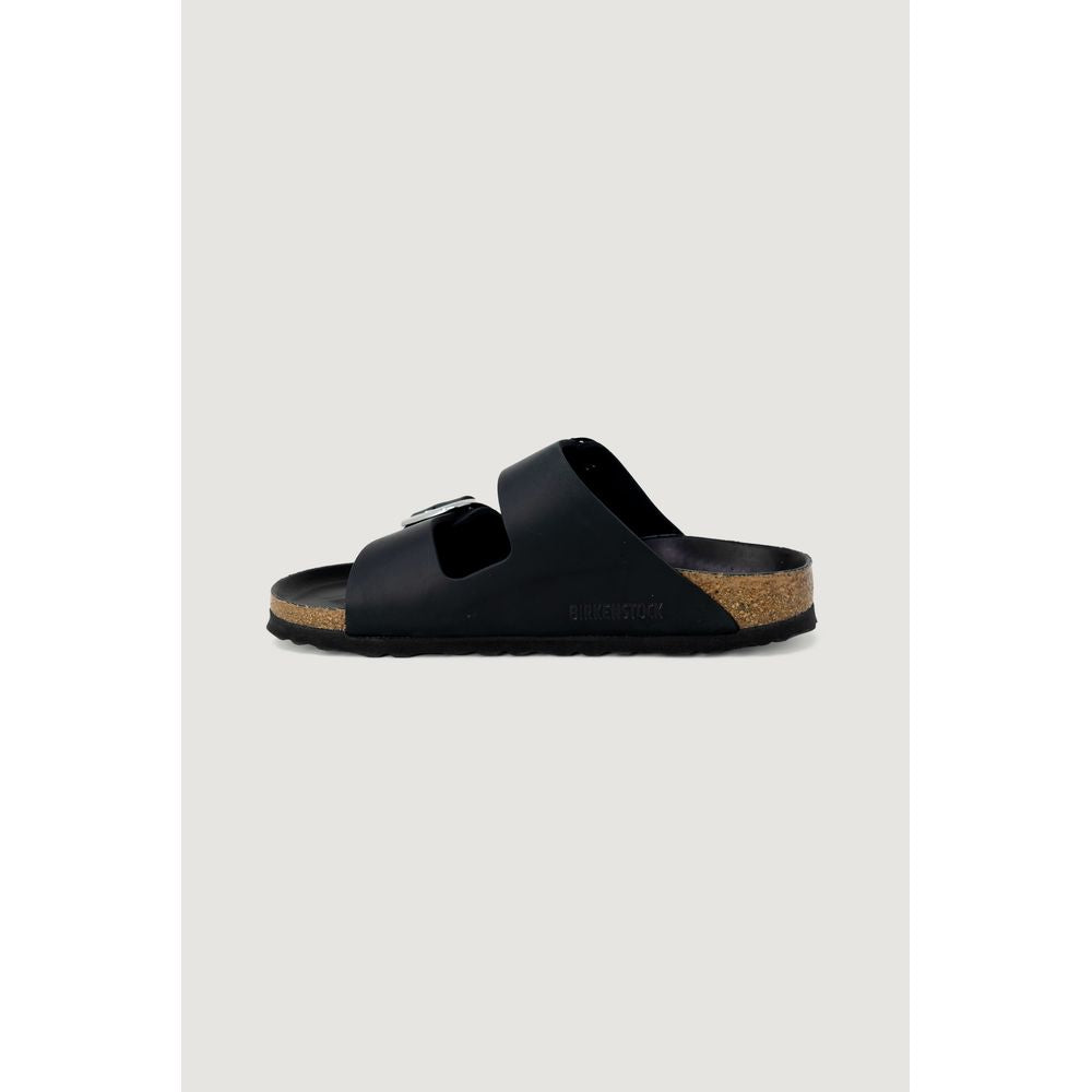 Birkenstock Schwarze Kunstleder-Slipper