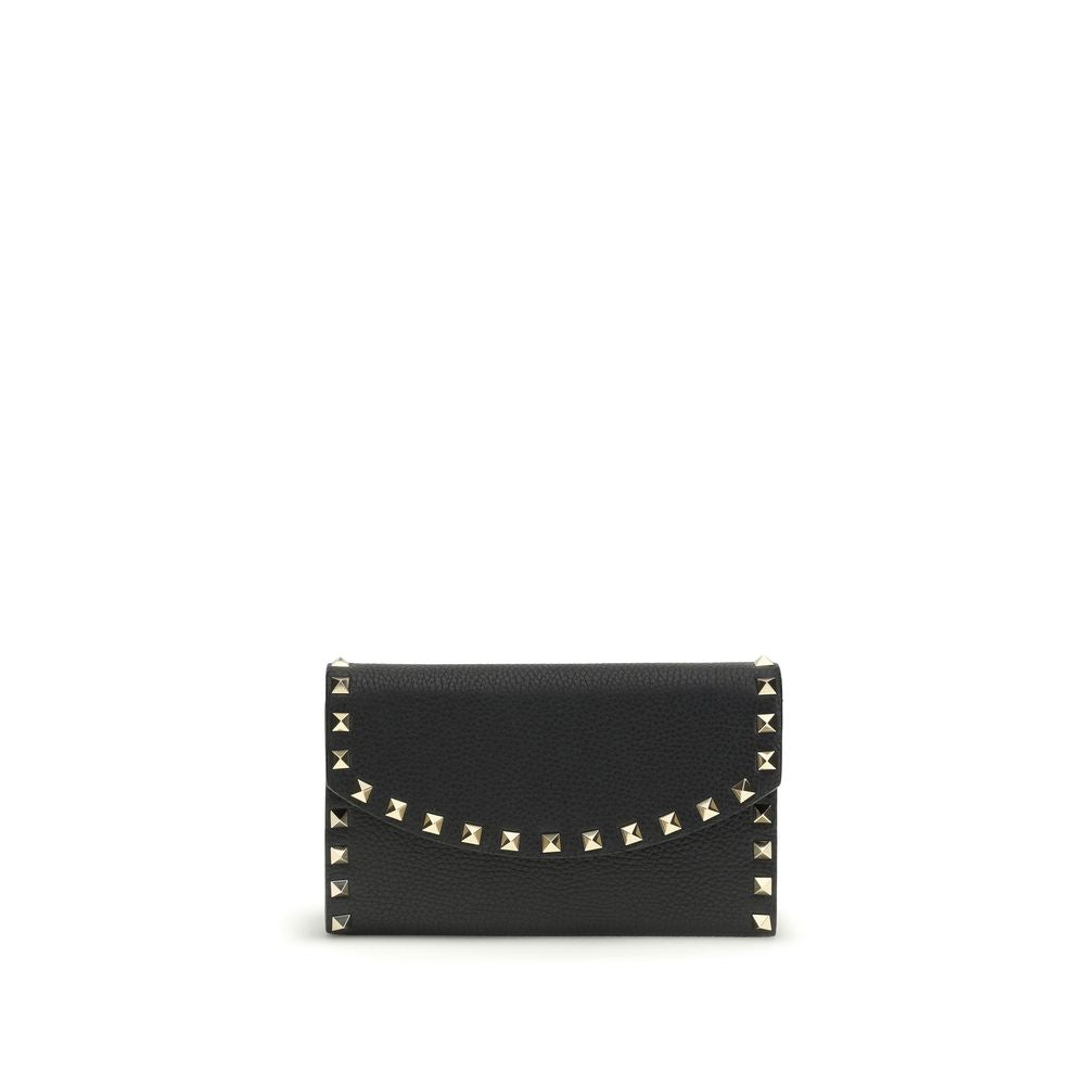 Valentino Garavani Black Calfskin Bos Taurus Wallet