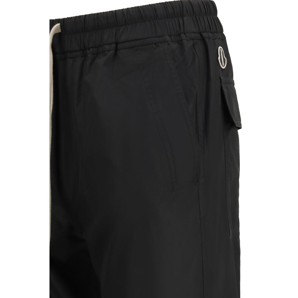 Moncler x Rick Owens Black Polyester Everyday Trousers