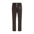 Moncler x Rick Owens Braune Baumwoll-Athletikhose