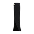 Moncler x Rick Owens Black Cotton Maxi Skirt