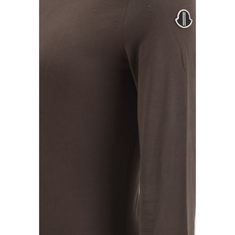 Moncler x Rick Owens Brauner Baumwoll-Sportswear