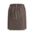 Moncler x Rick Owens Braune Bermuda-Shorts aus Polyester