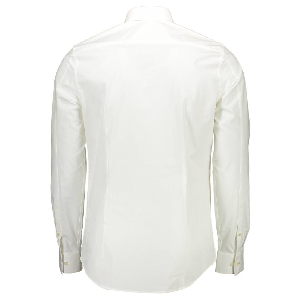 Calvin Klein Bianco Baumwollhemd für Herren