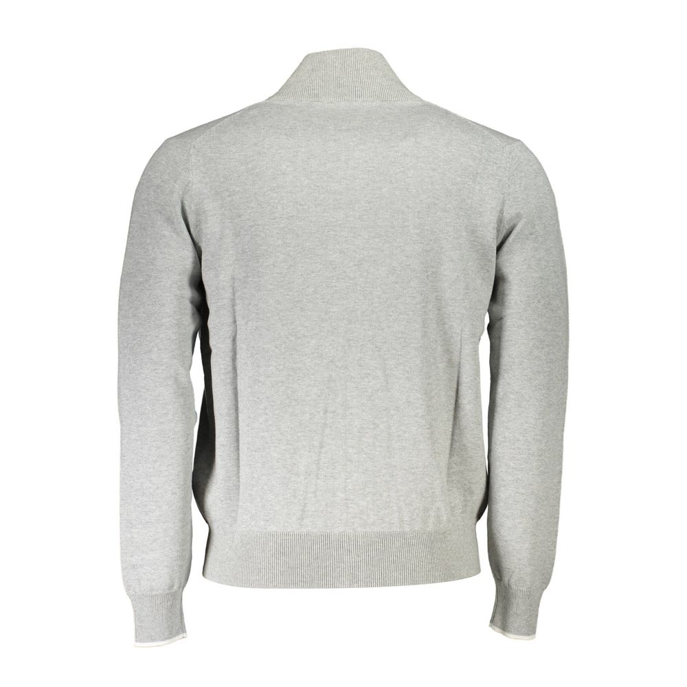 North Sails Men's Organic Cotton Cardigan in Grey