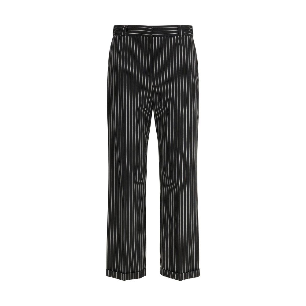 Tom Ford Schwarze Woll-Freizeithose