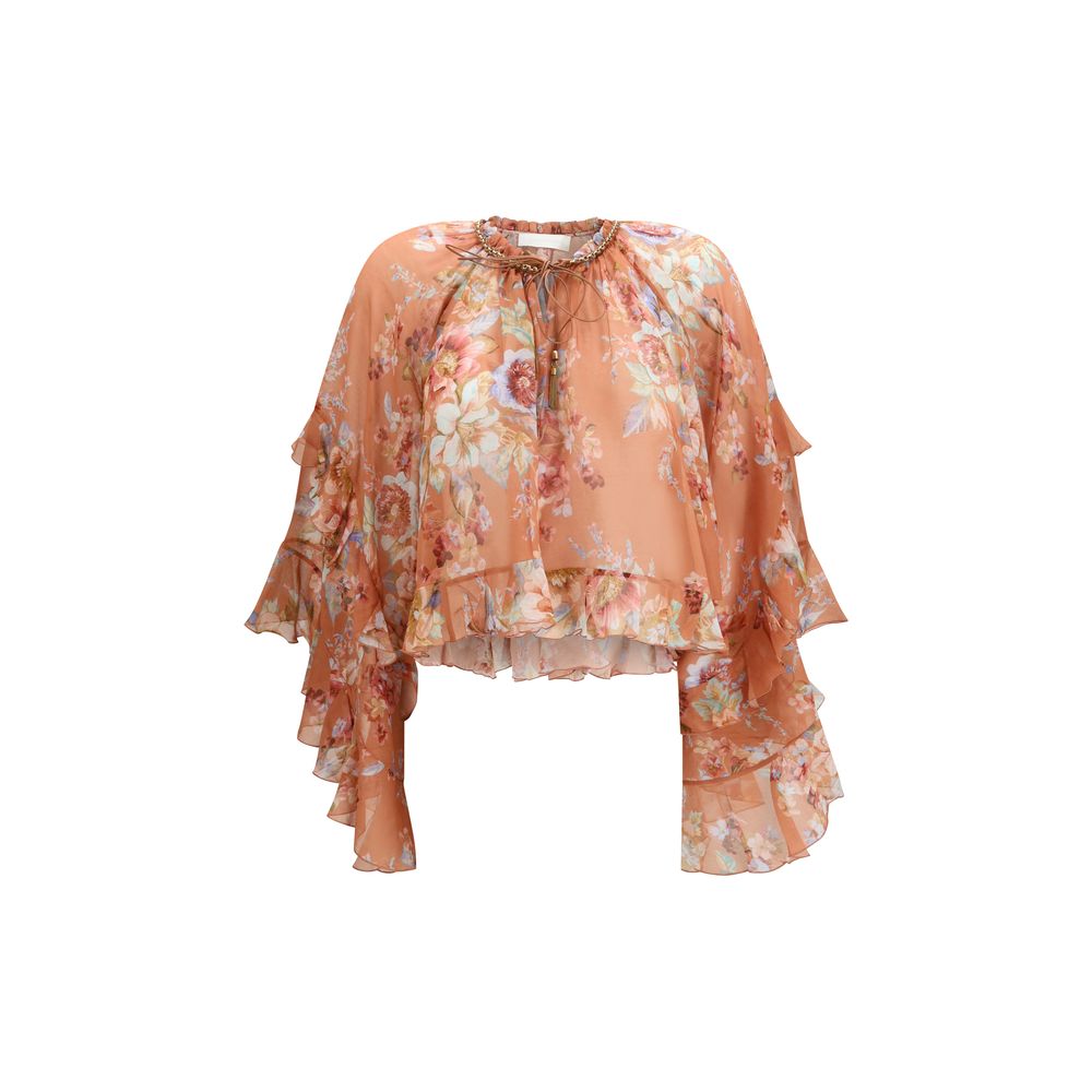 Zimmermann Mehrfarbige Baumwollbluse