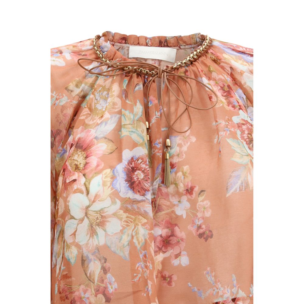 Zimmermann Mehrfarbige Baumwollbluse