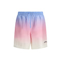 Casablanca Mehrfarbige Seiden-Bermudashorts