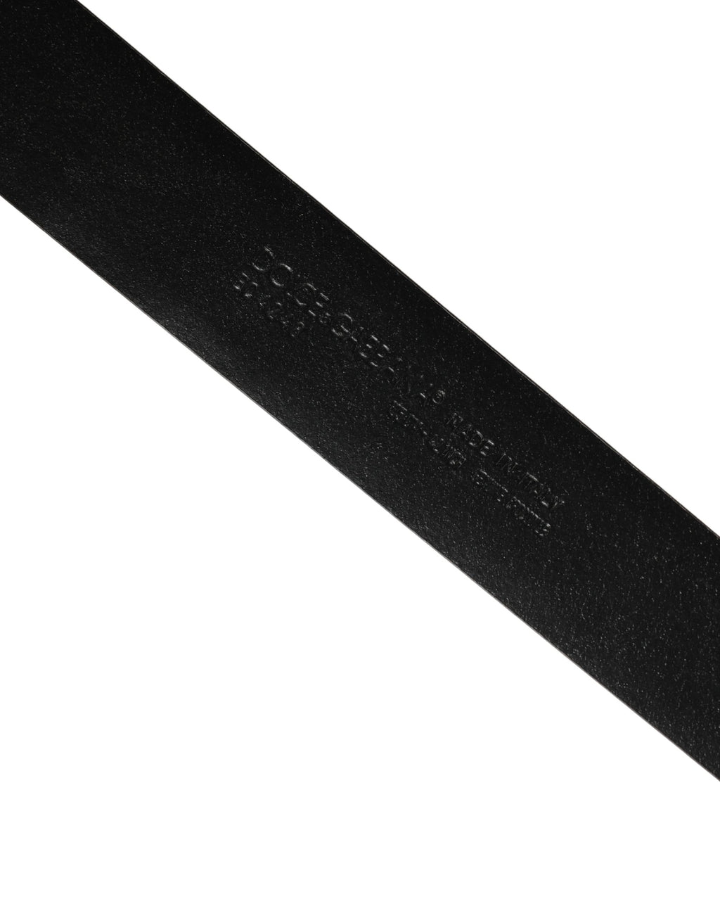 Dolce & Gabbana Herren Gürtel aus exotischem Leder in Schwarz mit Logo-Schnalle