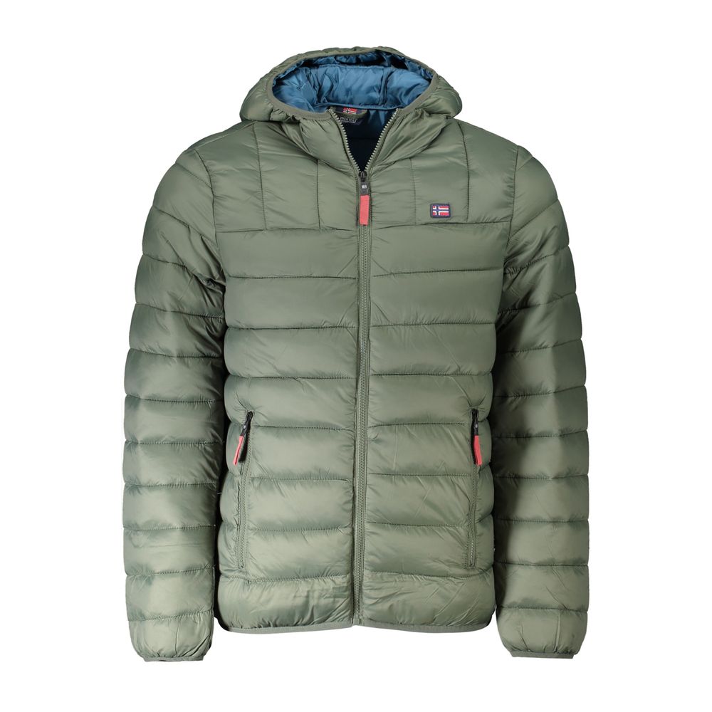 Norway 1963 Grüne Polyamid-Herrenjacke