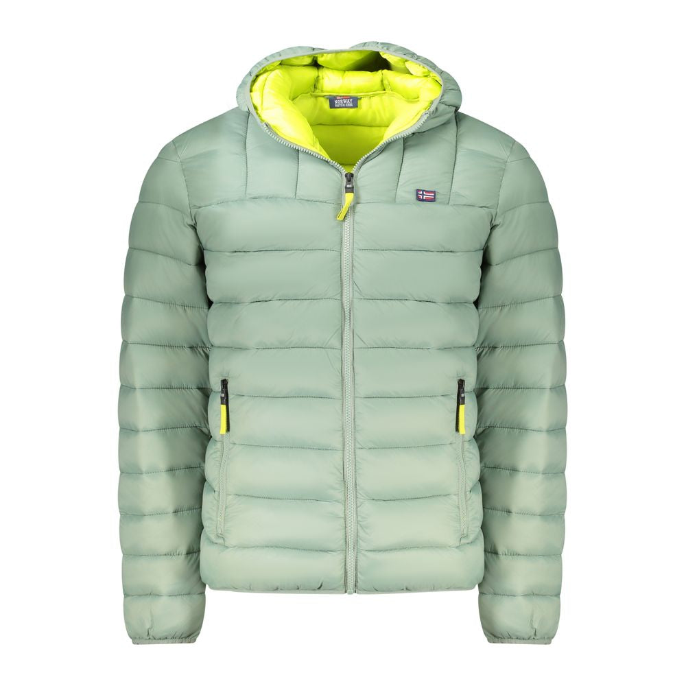 Norway 1963 Grüne Polyamid-Herrenjacke