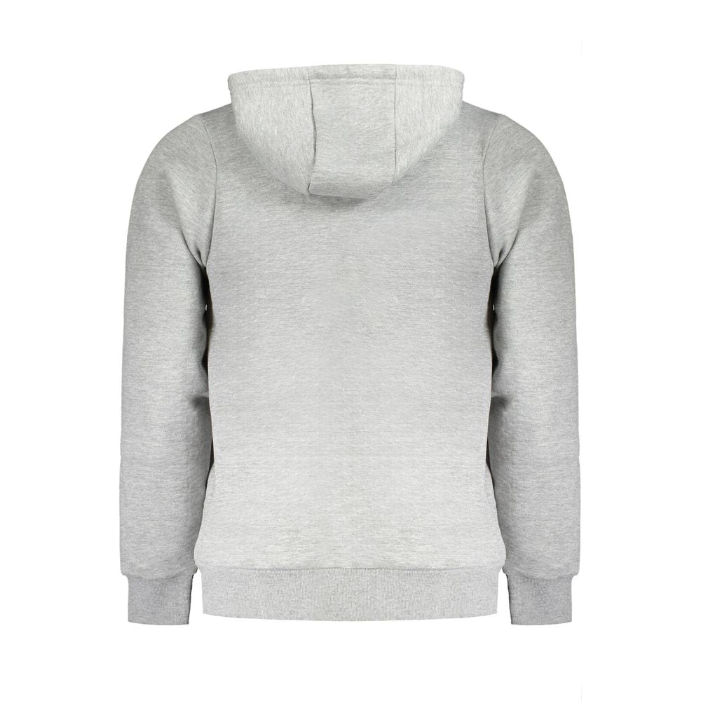 Norway 1963 Grigio Baumwoll-Sweatshirt für Herren mit Kapuze
