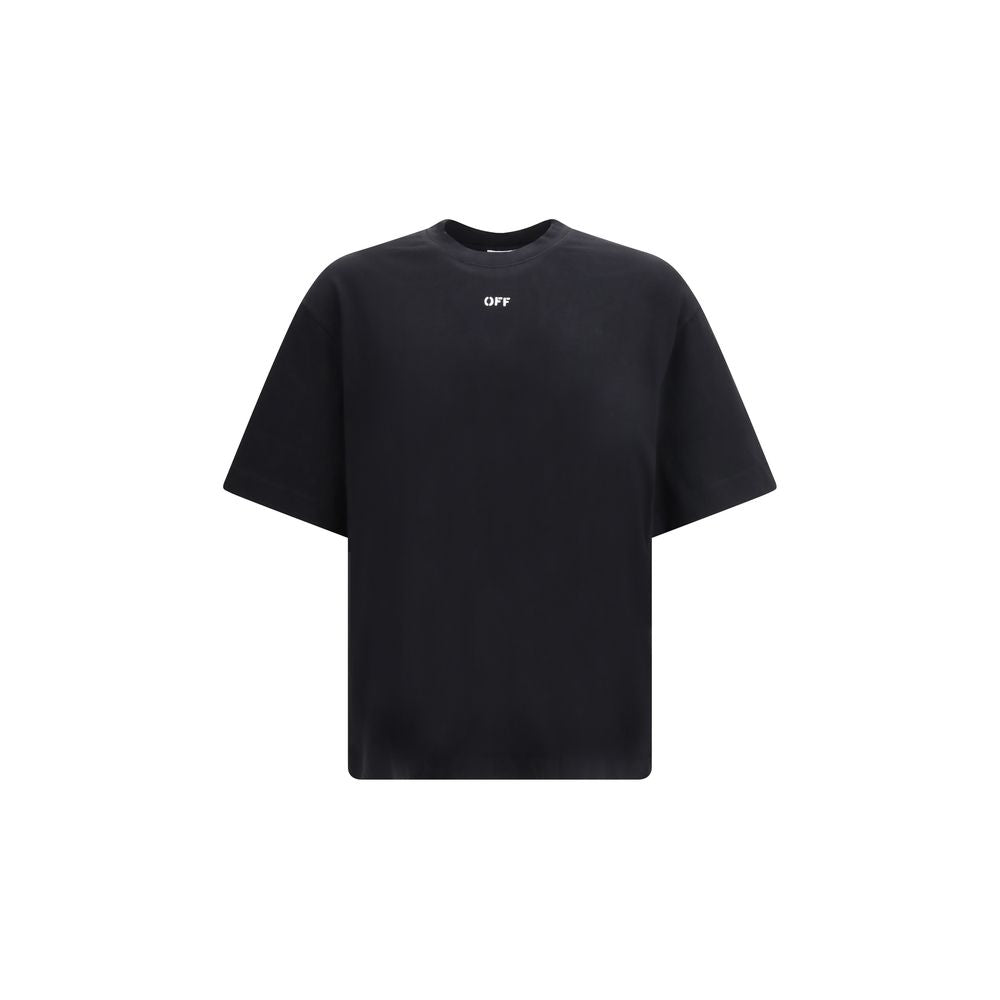Off-White Schwarzer Baumwoll-Sportswear-Artikel