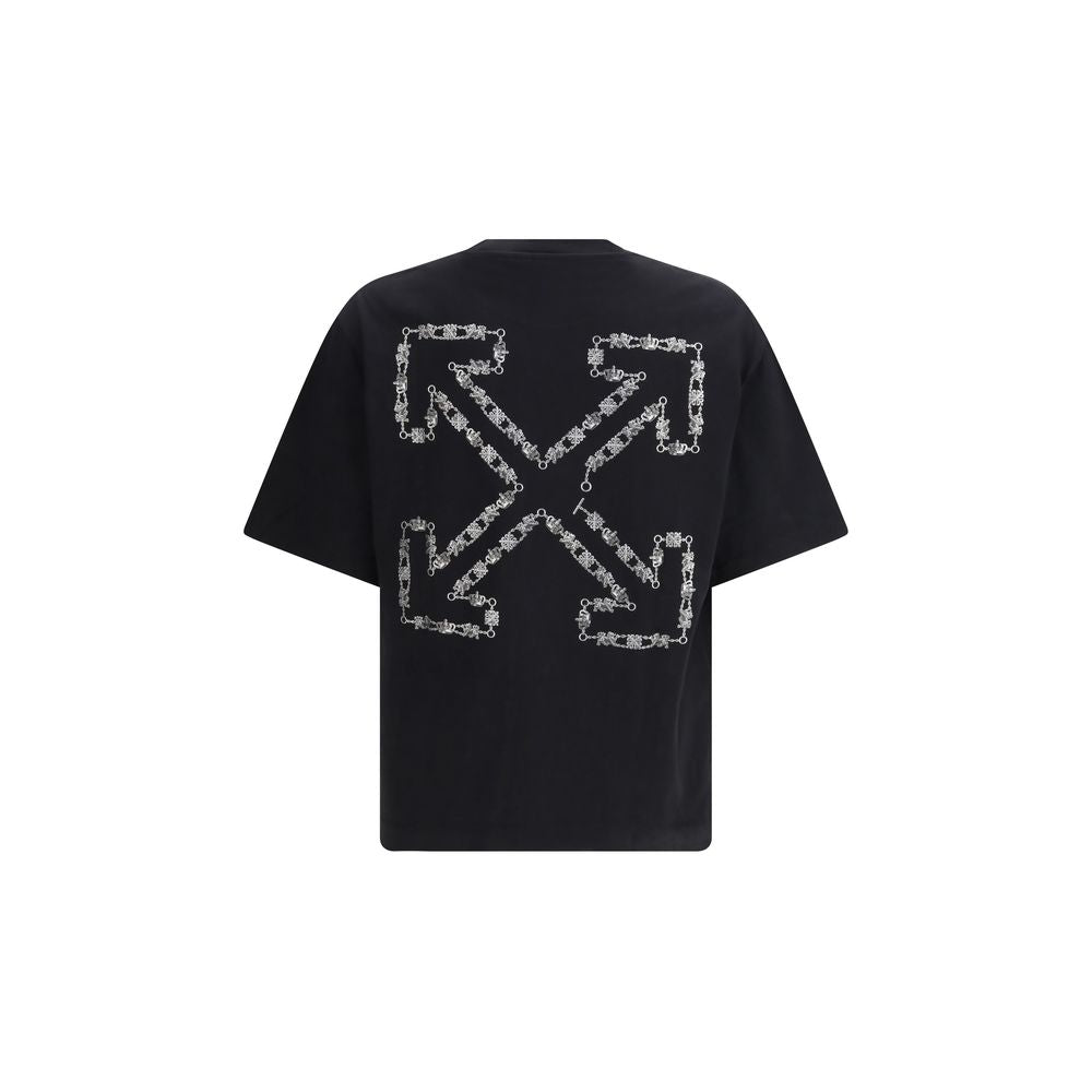 Off-White Schwarzer Baumwoll-Sportswear-Artikel