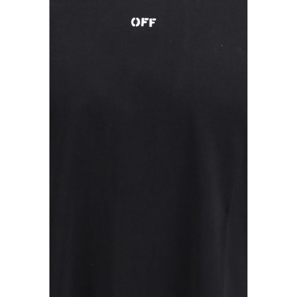 Off-White Schwarzer Baumwoll-Sportswear-Artikel
