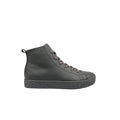 Borbonese Grauer Sneaker aus echtem Leder für Herren