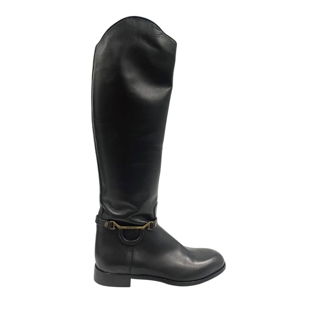 Borbonese Women's Black Leather Boots