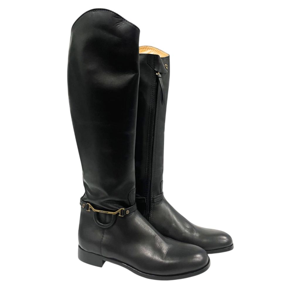 Borbonese Women's Black Leather Boots