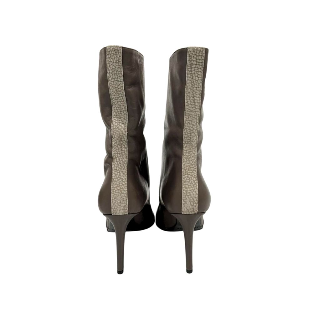Borbonese Brown Leather Women's Boots