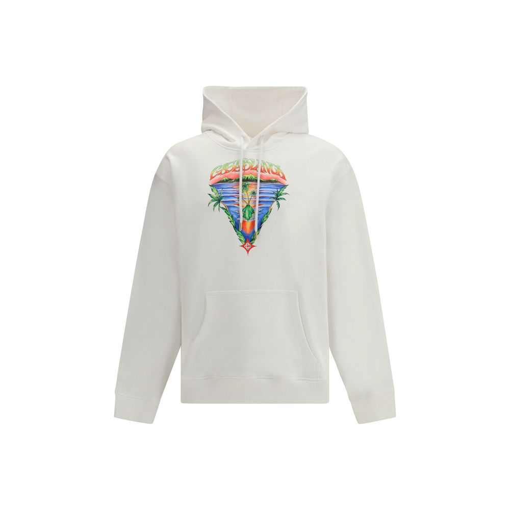 Casablanca Weißes Baumwoll-Sweatshirt