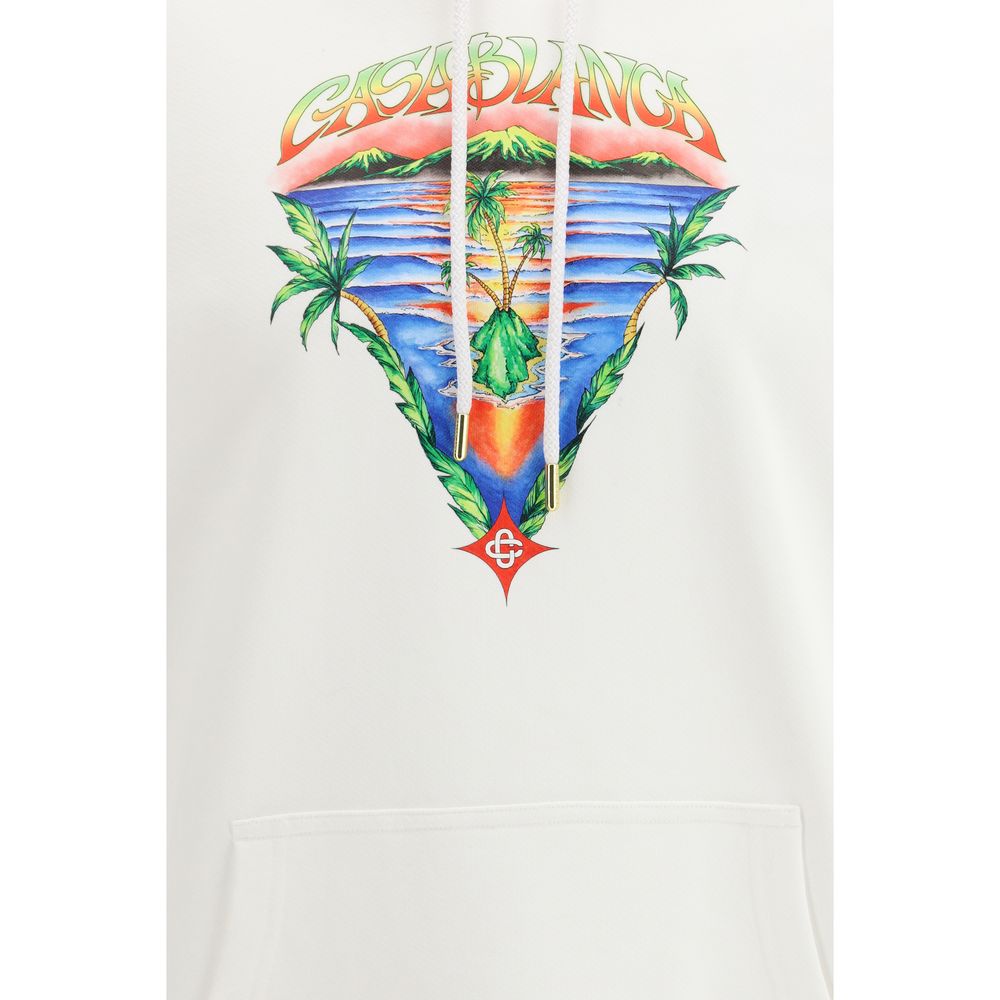 Casablanca Weißes Baumwoll-Sweatshirt